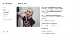 Desktop Screenshot of oliveallen.com